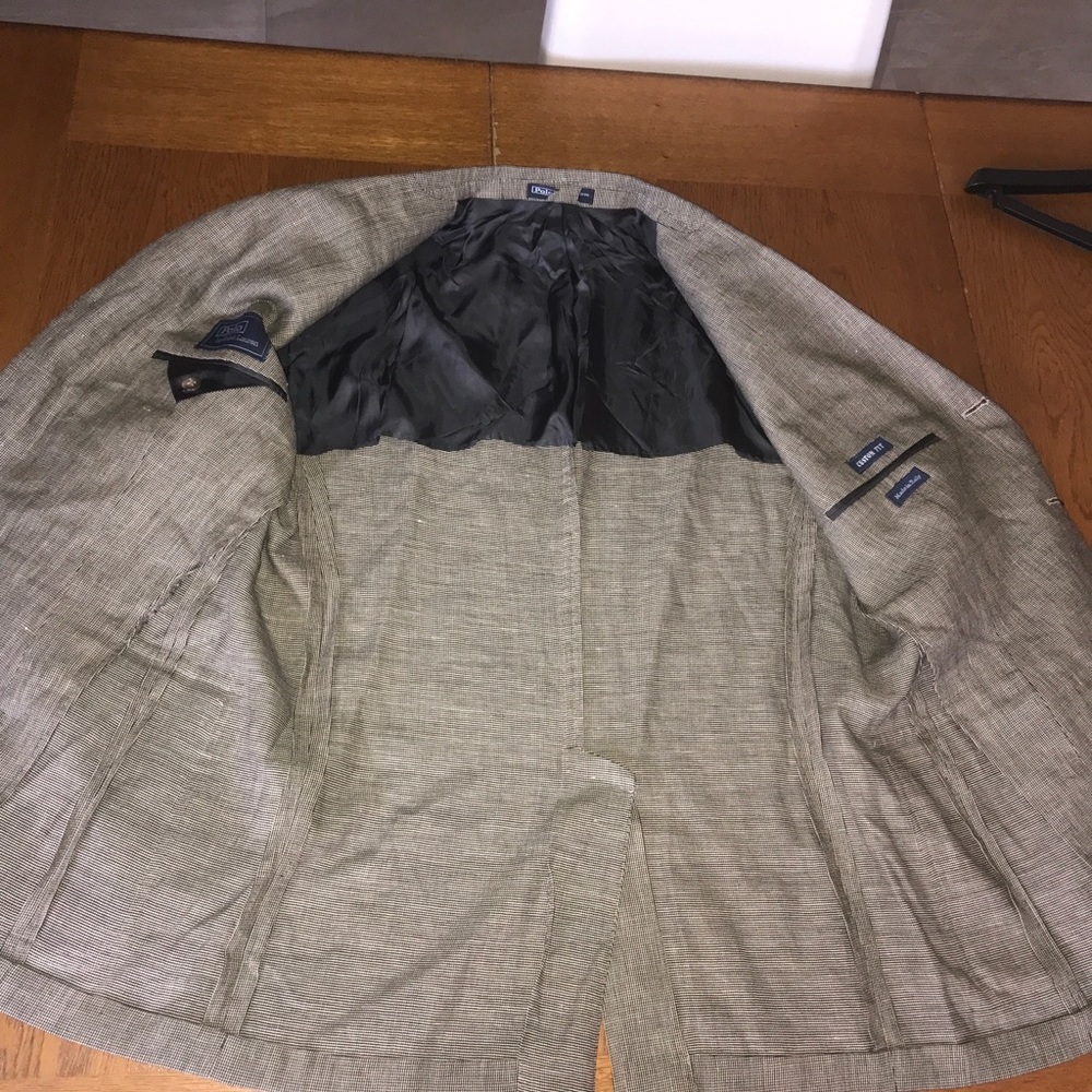 Polo Ralph Lauren Mens Harvard Custom Fit Cotton /Virgin Wool 46% Jacket 44R - Picture 7 of 12